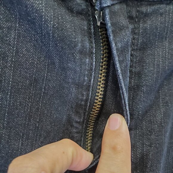 Christopher & Banks Jeans Womens Size 10 Black Embellished Pockets Stretch Slim - Picture 10 of 12